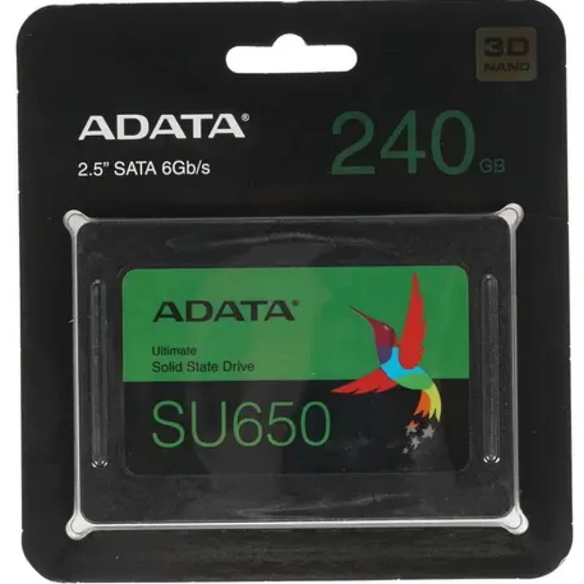 Внутренний жесткий диск ADATA SU650 ASU650SS-240GT-R_ (SSD (твердотельные), 240 ГБ, 2.5 дюйма, SATA)
