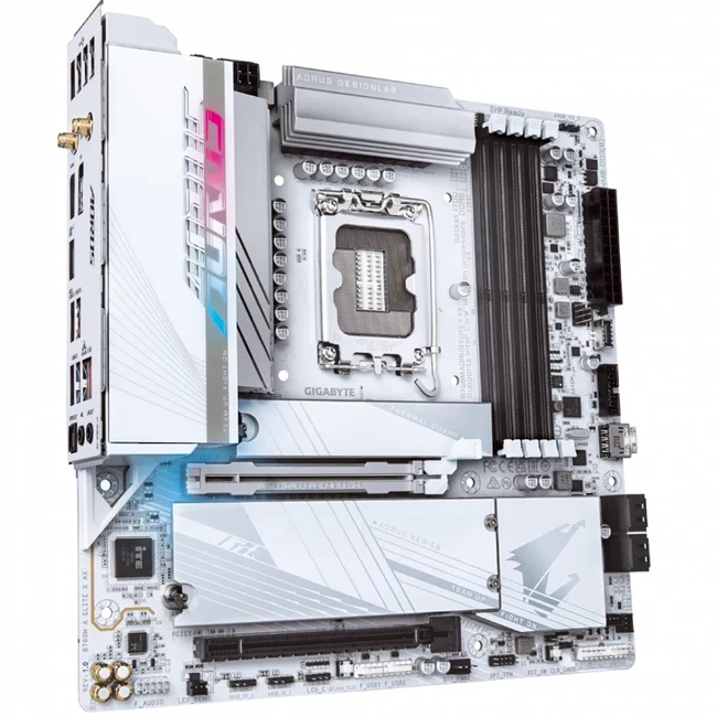 Материнская плата Gigabyte B760M AORUS ELITE X AX B760M A ELITE X AX Micro-ATX, LGA 1700