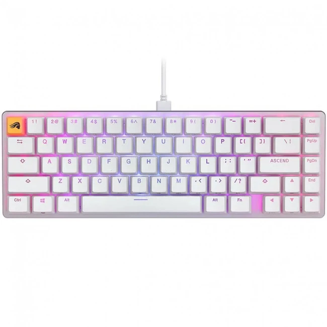 Клавиатура GLORIOUS GMMK2 Compact White GLO-GMMK2-65-FOX-W (Проводная, USB)