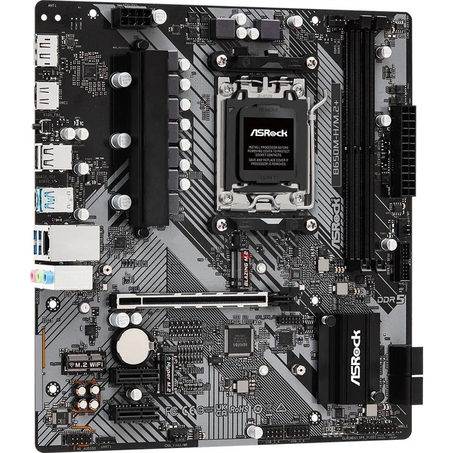 Материнская плата ASRock B650M-H/M.2+ (Micro-ATX, AMD AM5)