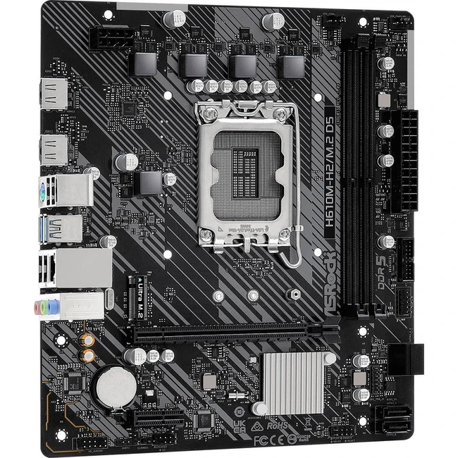 Материнская плата ASRock H610M-H2/M.2 D5 (Micro-ATX, LGA 1700)