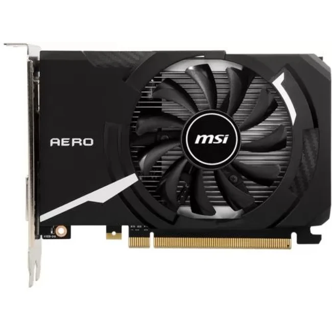 Видеокарта MSI GeForce GT 1030 AERO ITX OC GeForce GT 1030 AERO ITX 4GD4 OC (4 ГБ)