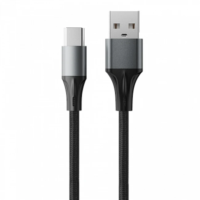 Кабель интерфейсный Accesstyle AC30-F100M Black (USB Type A - USB Type C)