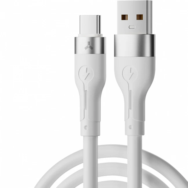 Кабель интерфейсный Accesstyle AC30-S100 White (USB Type A - Lightning (8pin))