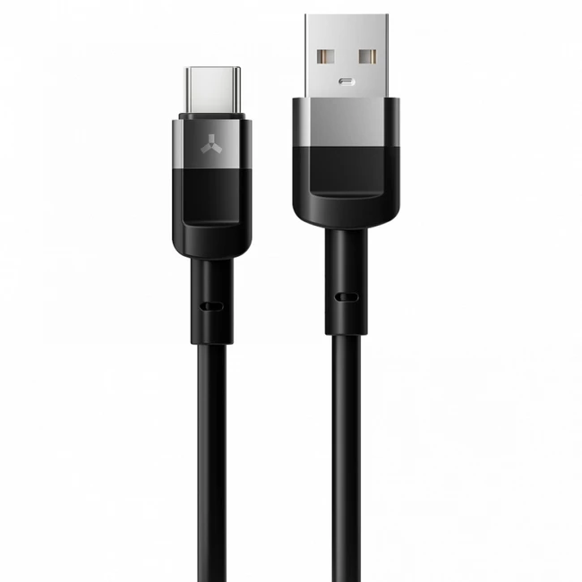 Кабель интерфейсный Accesstyle AC50-T100 Black (USB Type A - USB Type C)
