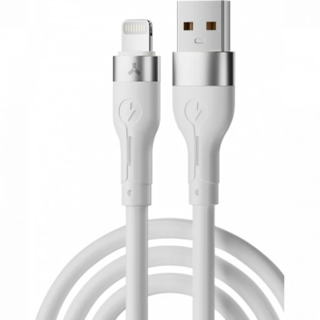 Кабель интерфейсный Accesstyle AL24-T100 AL24-T100 White USB Type C - Lightning (8pin)