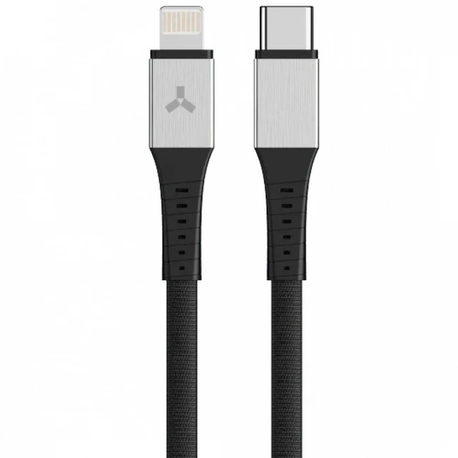 Кабель интерфейсный Accesstyle CL30-F200SS Black (USB Type C - Lightning (8pin))