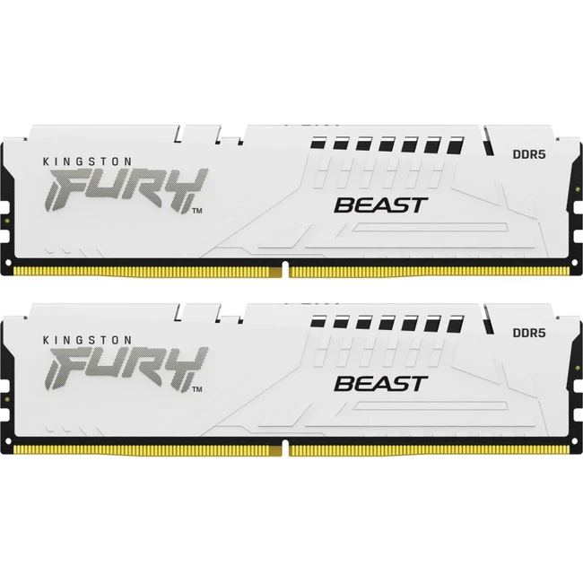 ОЗУ Kingston Fury Beast White KF556C36BWEK2-32 (DIMM, DDR5, 32 Гб (2 х 16 Гб), 5600 МГц)