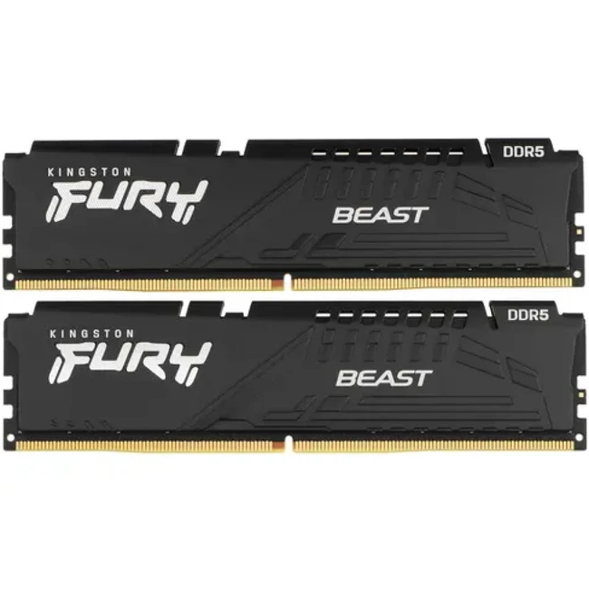 ОЗУ Kingston Fury Beast KF560C36BBEK2-64 (DIMM, DDR5, 64 Гб (2 х 32 Гб), 6000 МГц)