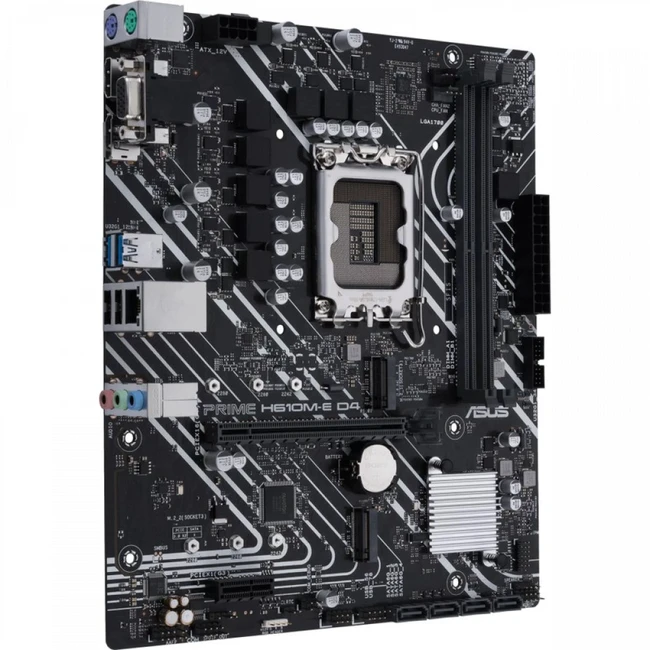 Материнская плата Asus PRIME H610M-E D4-CSM 90MB19N0-M1EAYC (Micro-ATX, LGA 1700)