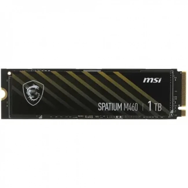 Внутренний жесткий диск MSI SPATIUM M460 PCIe 4.0 NVMe M.2 1TB (SSD (твердотельные), 1 ТБ, M.2)