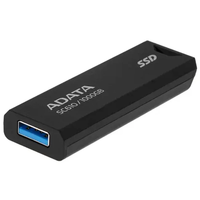 Внешний жесткий диск A-Data SC610 SC610-1000G-CBK/RD (1 ТБ)