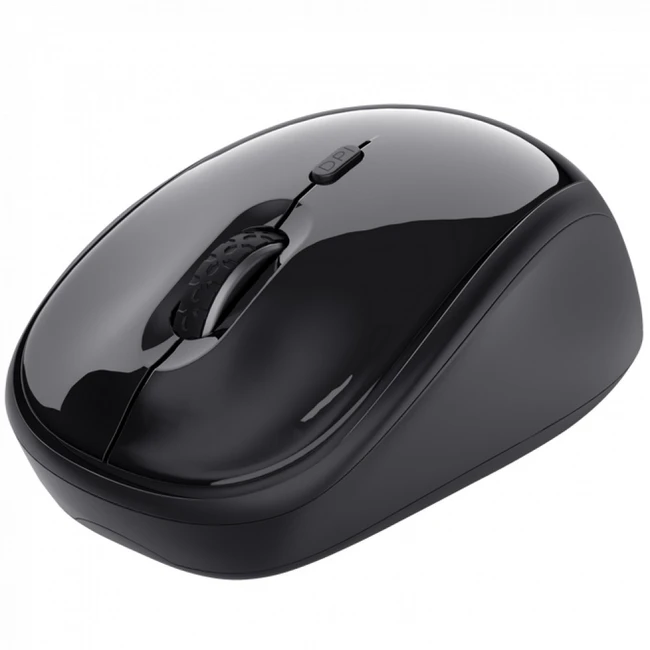 Мышь Trust Yvi черная 18519 (Бюджетная, Беспроводная)