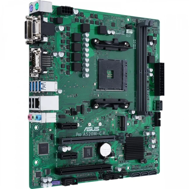 Материнская плата Asus PRO A520M-C II/CSM 90MB18F0-M0EAYC (ATX, AMD AM4)
