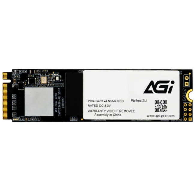 Внутренний жесткий диск AGILE AGI1T0GIMAI298 (SSD (твердотельные), 1 ТБ, M.2, PCIe)