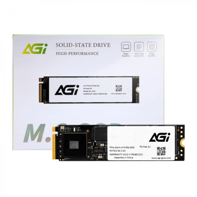 Внутренний жесткий диск AGILE AI838 AGI2T0G44AI838 (SSD (твердотельные), 2 ТБ, M.2, PCIe)