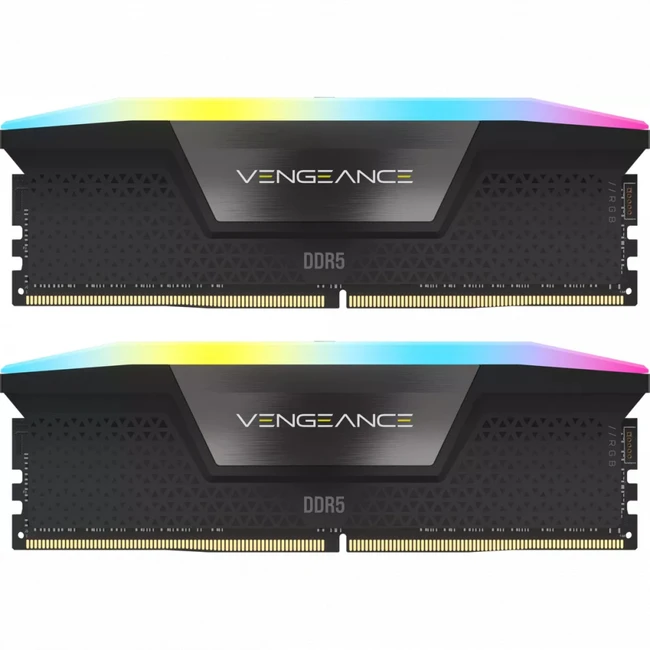 ОЗУ Corsair Vengeance RGB CMH32GX5M2E6000C36 DIMM, DDR5, 32 Гб (2 х 16 Гб), 6000 МГц
