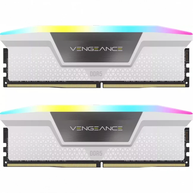 ОЗУ Corsair Vengeance RGB CMH32GX5M2E6000C36W (DIMM, DDR5, 32 Гб (2 х 16 Гб), 6000 МГц)