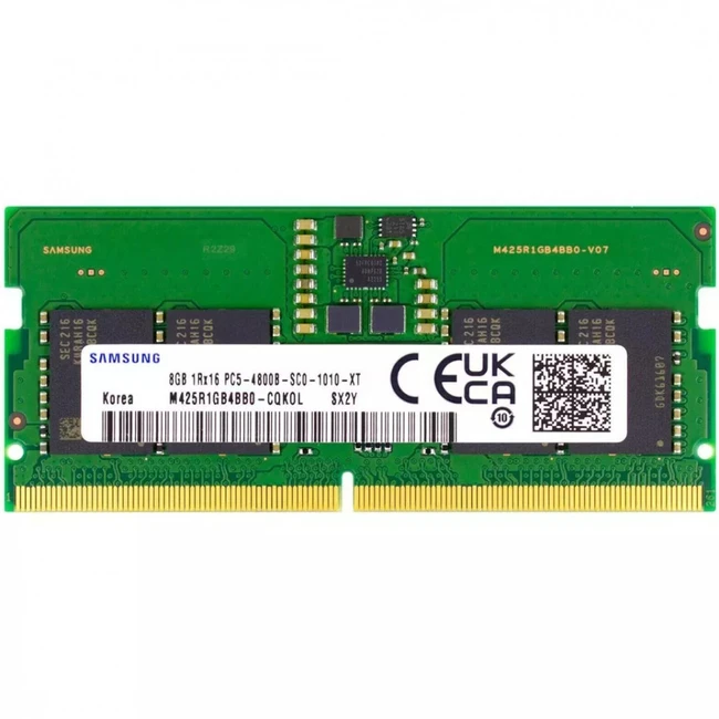 ОЗУ Samsung 8 Гб M425R1GB4BB0-CQKOL (SO-DIMM, DDR5, 8 Гб, 4800 МГц)