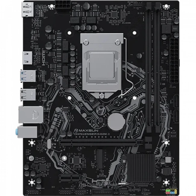 Материнская плата Maxsun MS-Challenger B460M-D B460 6940709663301 Micro-ATX, LGA 1200