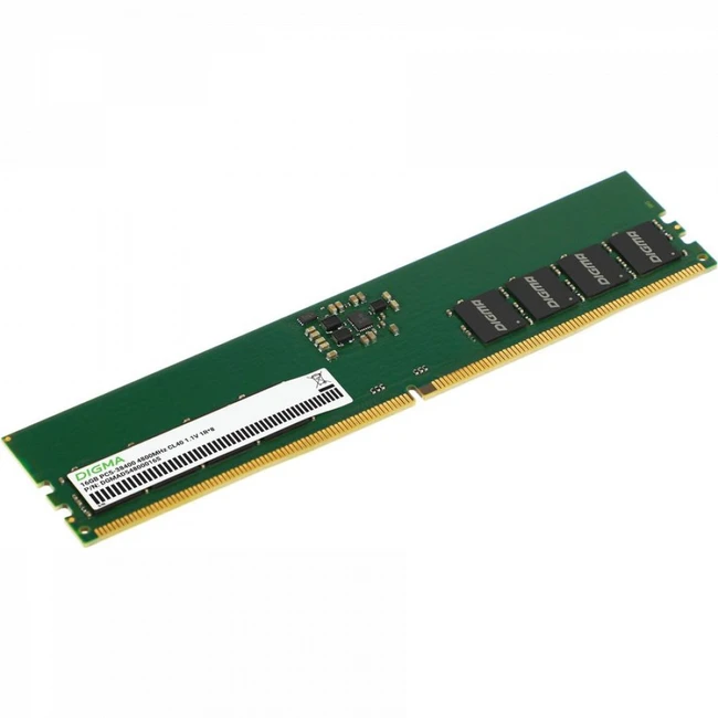 ОЗУ Digma DGMAD5 DGMAD54800032D DIMM, DDR5, 32 Гб (2 х 16 Гб), 4800 МГц
