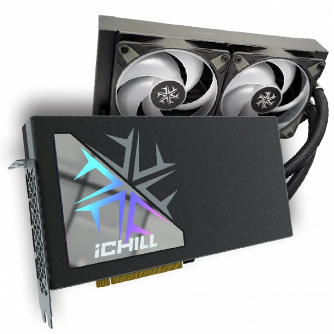 Видеокарта Inno3D GeForce RTX4080 SUPER ICHILL BLACK C408SB-166XX-18700006 (16 ГБ)