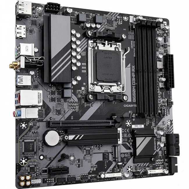 Материнская плата Gigabyte B650M D3HP AX B650M D3HP AX (REV1.0) Micro-ATX, AMD AM5