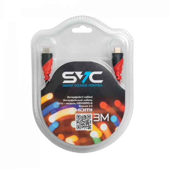 Кабель интерфейсный SVC HR0300RD-B HDMI - HDMI