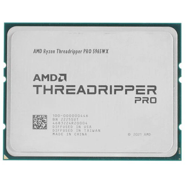 Процессор AMD Threadripper PRO 5965WX 100-000000446 Ryzen Threadripper, 24, 3.8, 128, OEM