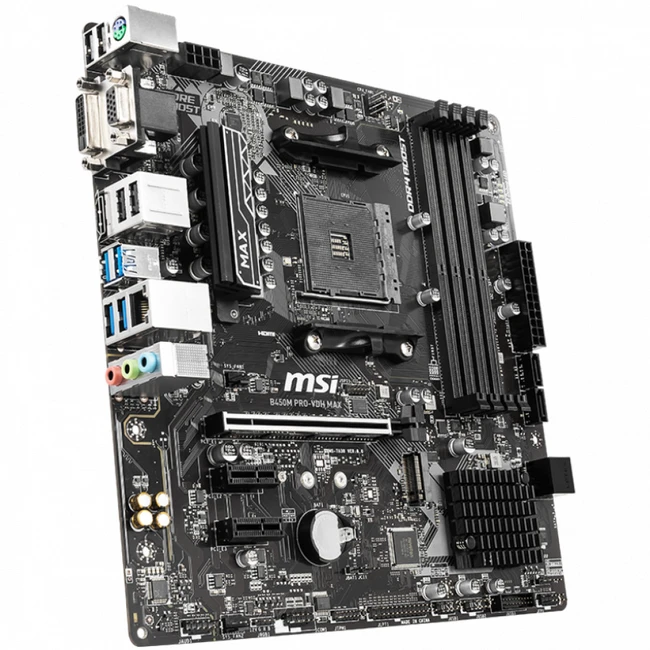 Материнская плата MSI B450M PRO-VDH MAX B450M_PRO-VDH_MAX Micro-ATX, AMD AM4