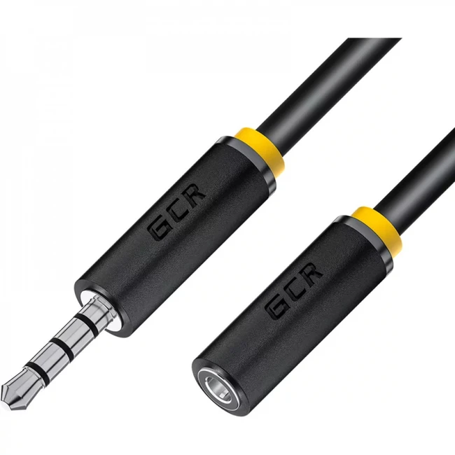 Кабель интерфейсный Greenconnect GCR-54003 MINI JACK 3.5 (output) - MINI JACK 3.5 (input)