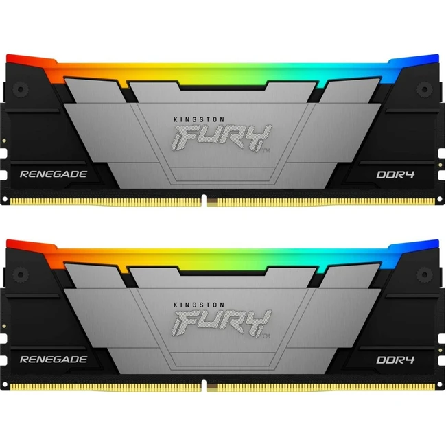 ОЗУ Kingston FURY Renegade RGB KF446C19RB2AK2/16 DIMM, DDR4, 16 Гб (2 х 8 Гб), 4600 МГц