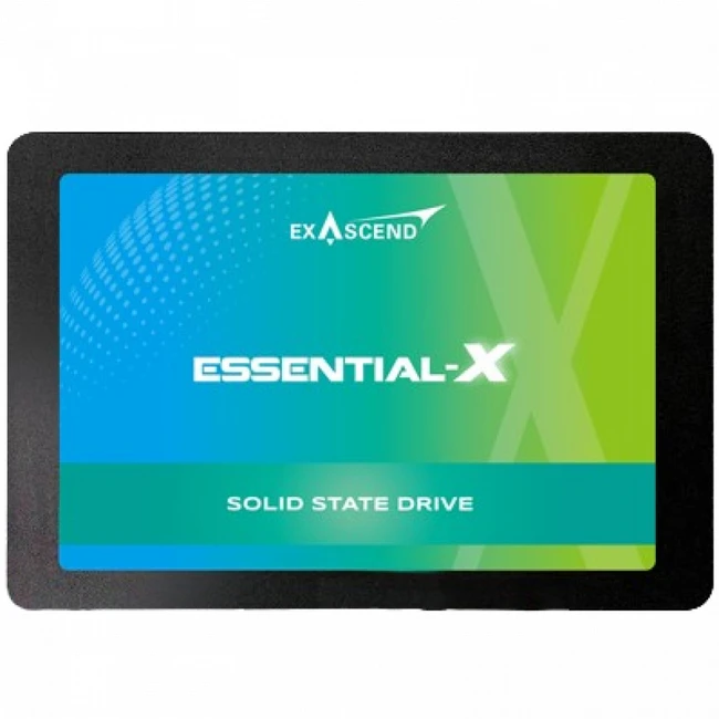 Внутренний накопитель Exascend Essential-X ES512GSSD25SAU (SSD (твердотельные), 512 ГБ, 2.5 дюйма, SATA)