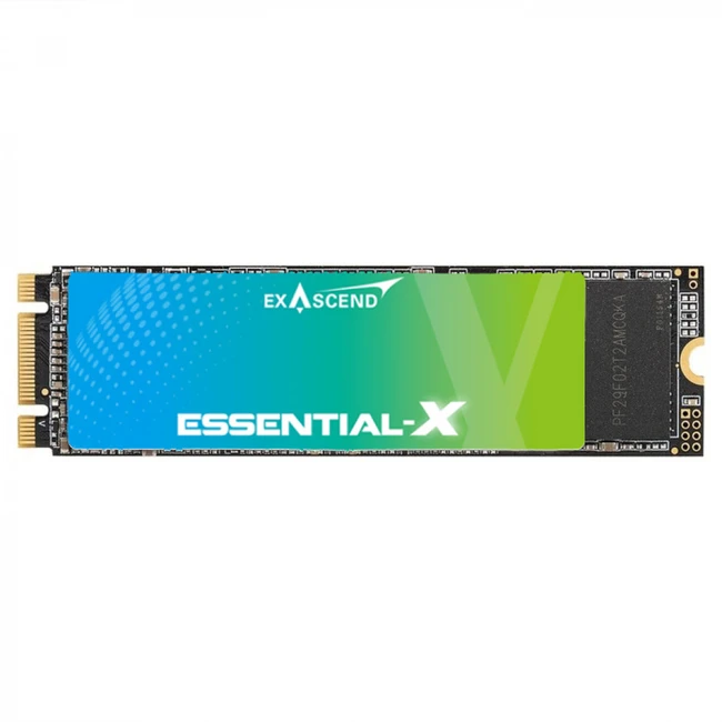 Внутренний накопитель Exascend Essential-X ES256GSSDM2SAU (SSD (твердотельные), 256 ГБ, M.2, SATA)