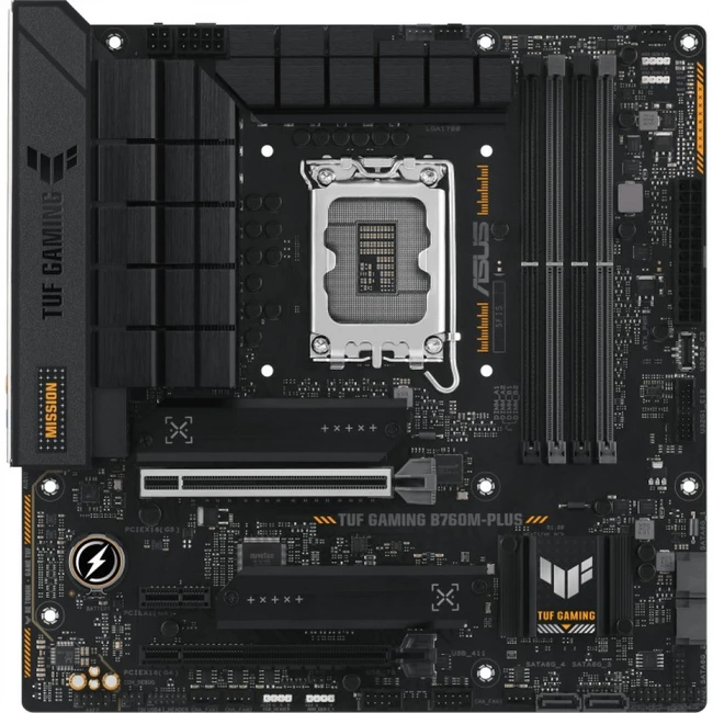 Материнская плата Asus TUF GAMING B760M-PLUS 90MB1ES0-M1EAY0 (Micro-ATX, LGA 1700)