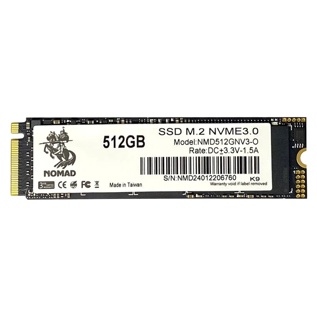 Внутренний жесткий диск NOMAD NMD512GNV3-O (SSD (твердотельные), 512 ГБ, M.2, PCIe)