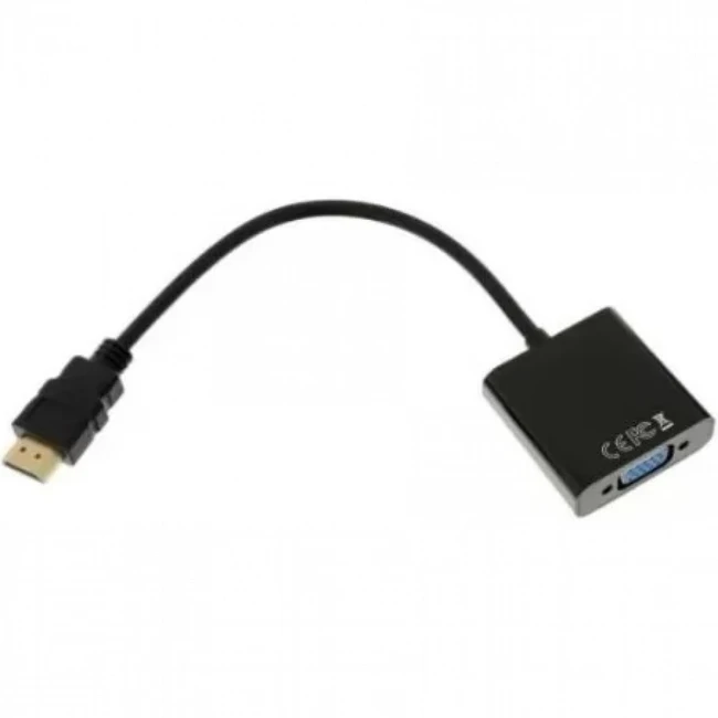 Кабель интерфейсный GoPower 00-00027496 HDMI - D-SUB (VGA)