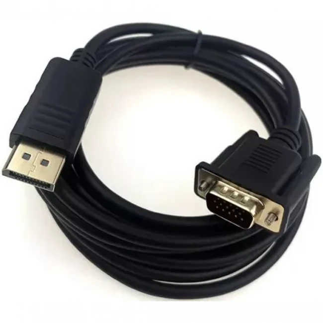 Кабель интерфейсный GoPower 00-00027497 Display порт - D-SUB (VGA)