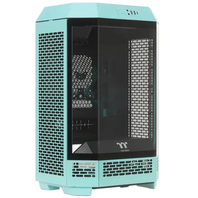 Корпус Thermaltake The Tower 300 Turquoise CA-1Y4-00SBWN-00 (Игровые, Mini-Tower)
