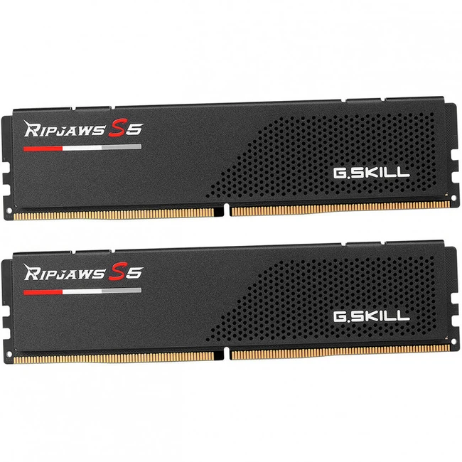 ОЗУ G.Skill RipJaws S5 F5-5600J2834F32GX2-RS5K DIMM, DDR5, 64 Гб (2 х 32 Гб), 5600 МГц