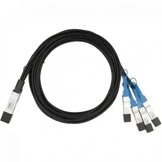 Кабель интерфейсный LR-Link LRDAC-QSFP28-4SFP28-5M (QSFP28 (100GBase-T) - SFP28 (25GBase-T) x4)