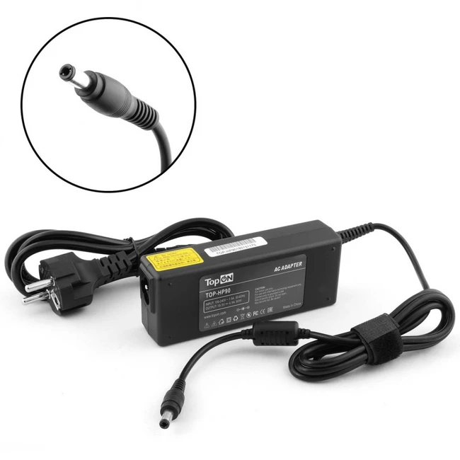 Блок питания для ноутбуков TopON TOP-HP90
