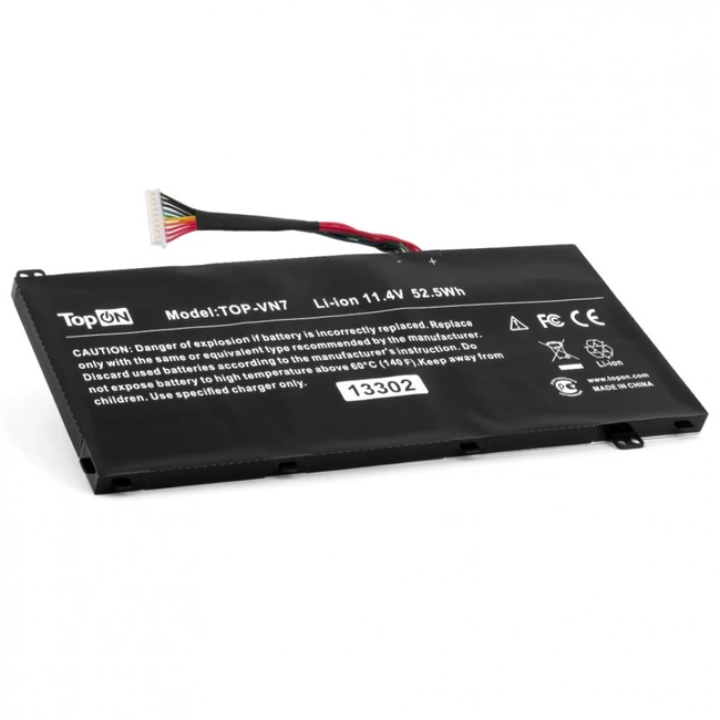Аккумулятор для ноутбука TopON TOP-VN7 103185