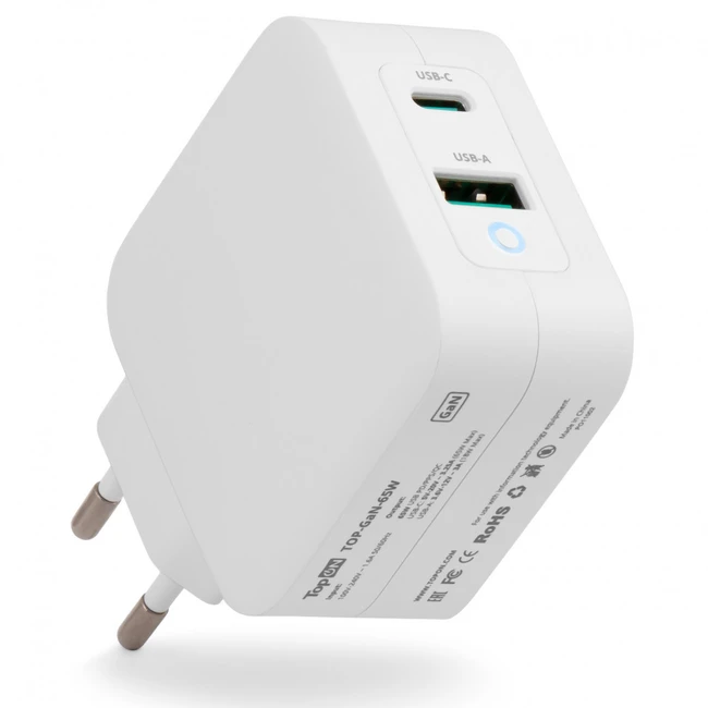 Блок питания для ноутбуков TopON TOP-GAN-65W