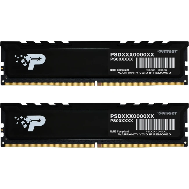 ОЗУ Patriot Signature Premium PSP516G4800KH1 DIMM, DDR5, 16 Гб (2 х 8 Гб), 4800 МГц
