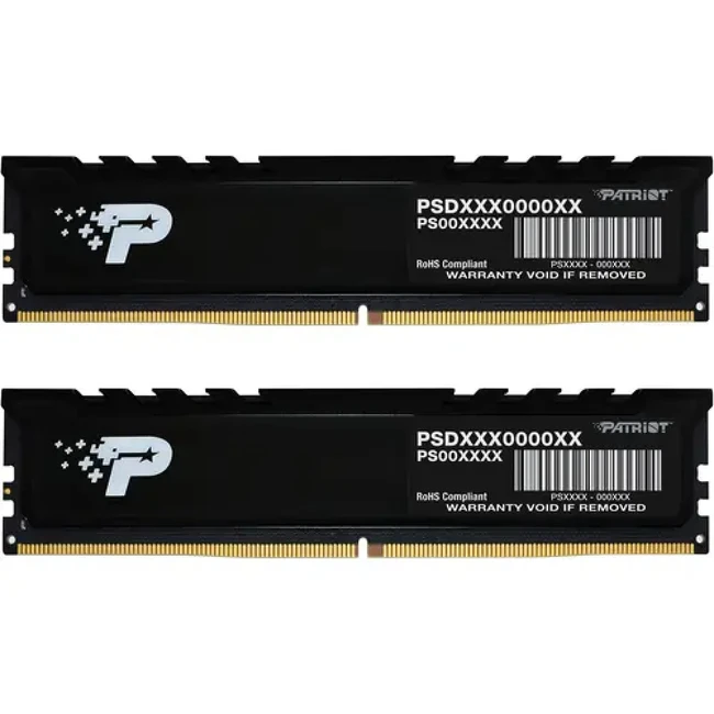 ОЗУ Patriot Signature Premium PSP532G5600KH1 DIMM, DDR5, 32 Гб (2 х 16 Гб), 5600 МГц