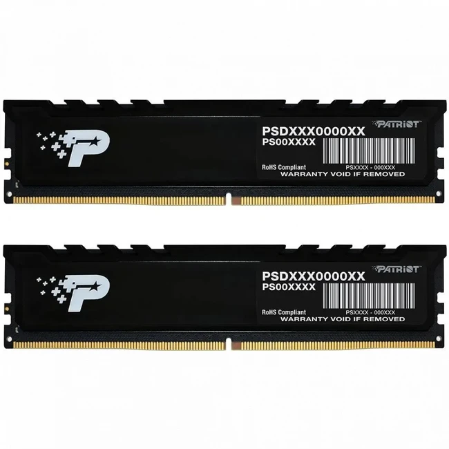 ОЗУ Patriot Signature Premium PSP564G4800KH1 (DIMM, DDR5, 64 Гб (2 х 32 Гб), 4800 МГц)