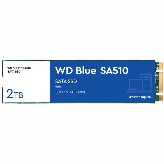 Жесткий диск Western Digital BLUE SA510 WDS200T3B0B SSD (твердотельные), 2 ТБ, M.2, SATA