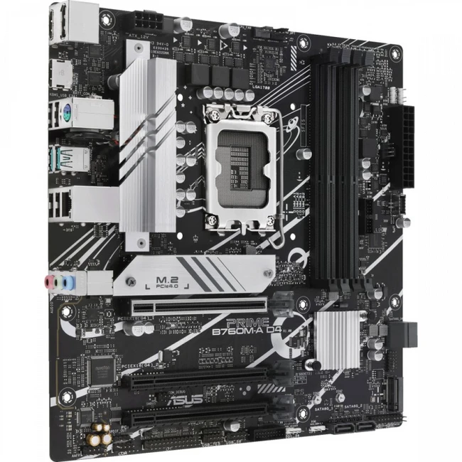Материнская плата Asus PRIME B760M-A D4-CSM 90MB1D00-M1EAYC (Micro-ATX, LGA 1700)