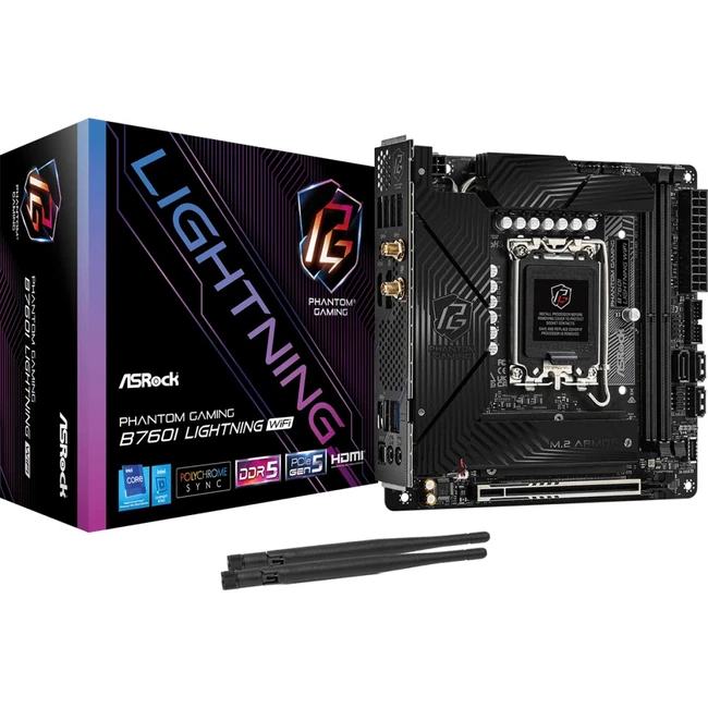 Материнская плата ASRock B760I LIGHTNING WIFI Mini-ATX, LGA 1700